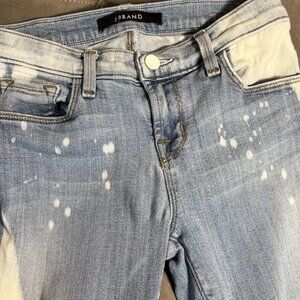 J Brand Zephyr skinny bleached jeans size 26